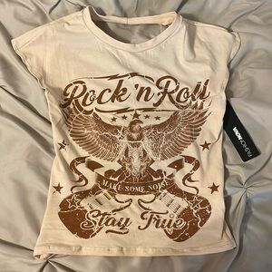 Rock with you backless tee